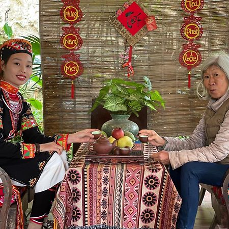 Vu Linh Palm House Homestay - Bungalow Yen Bai المظهر الخارجي الصورة