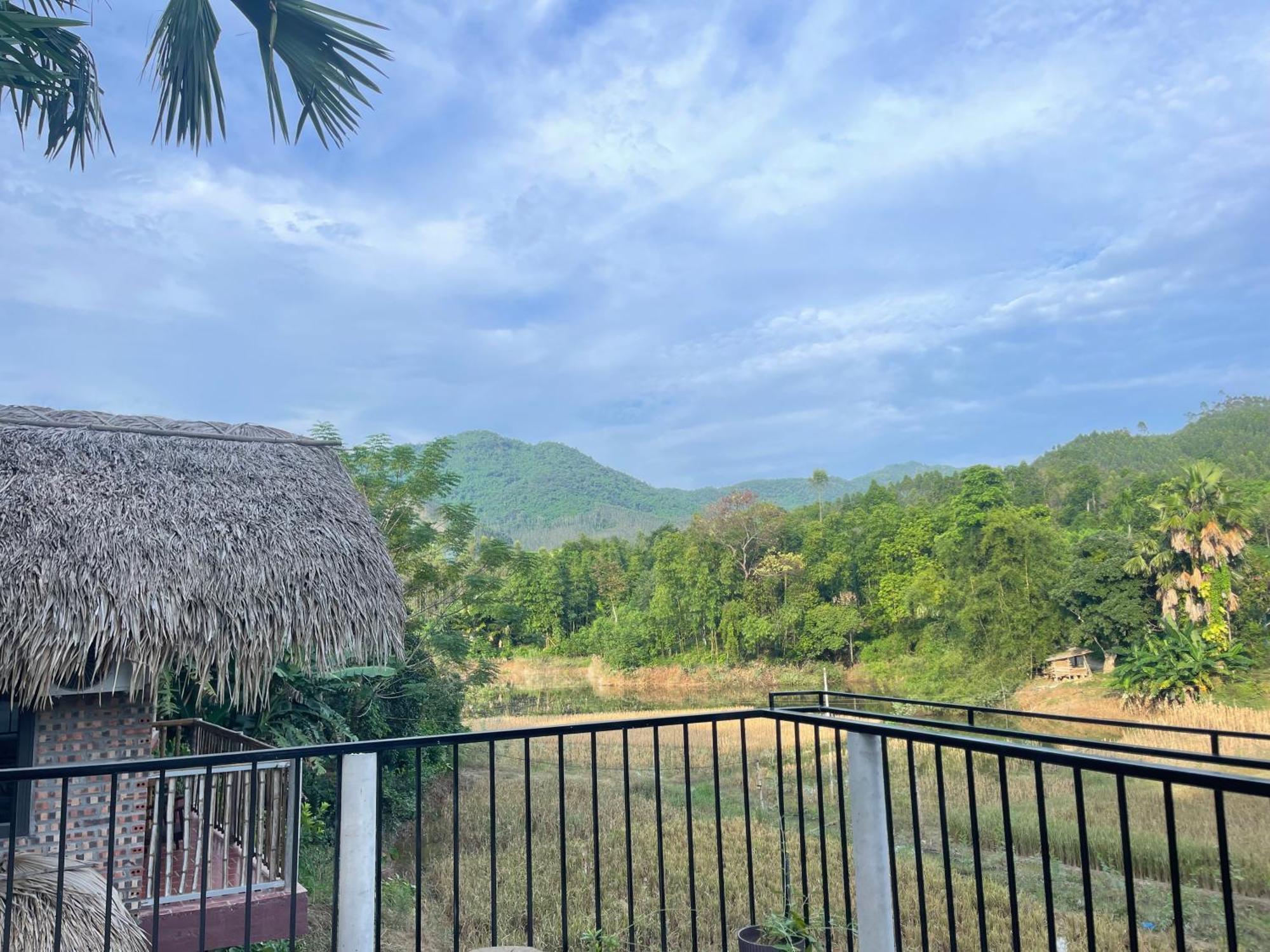 Vu Linh Palm House Homestay - Bungalow Yen Bai المظهر الخارجي الصورة