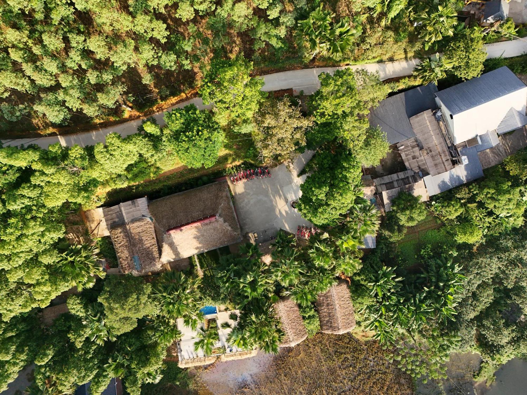Vu Linh Palm House Homestay - Bungalow Yen Bai المظهر الخارجي الصورة