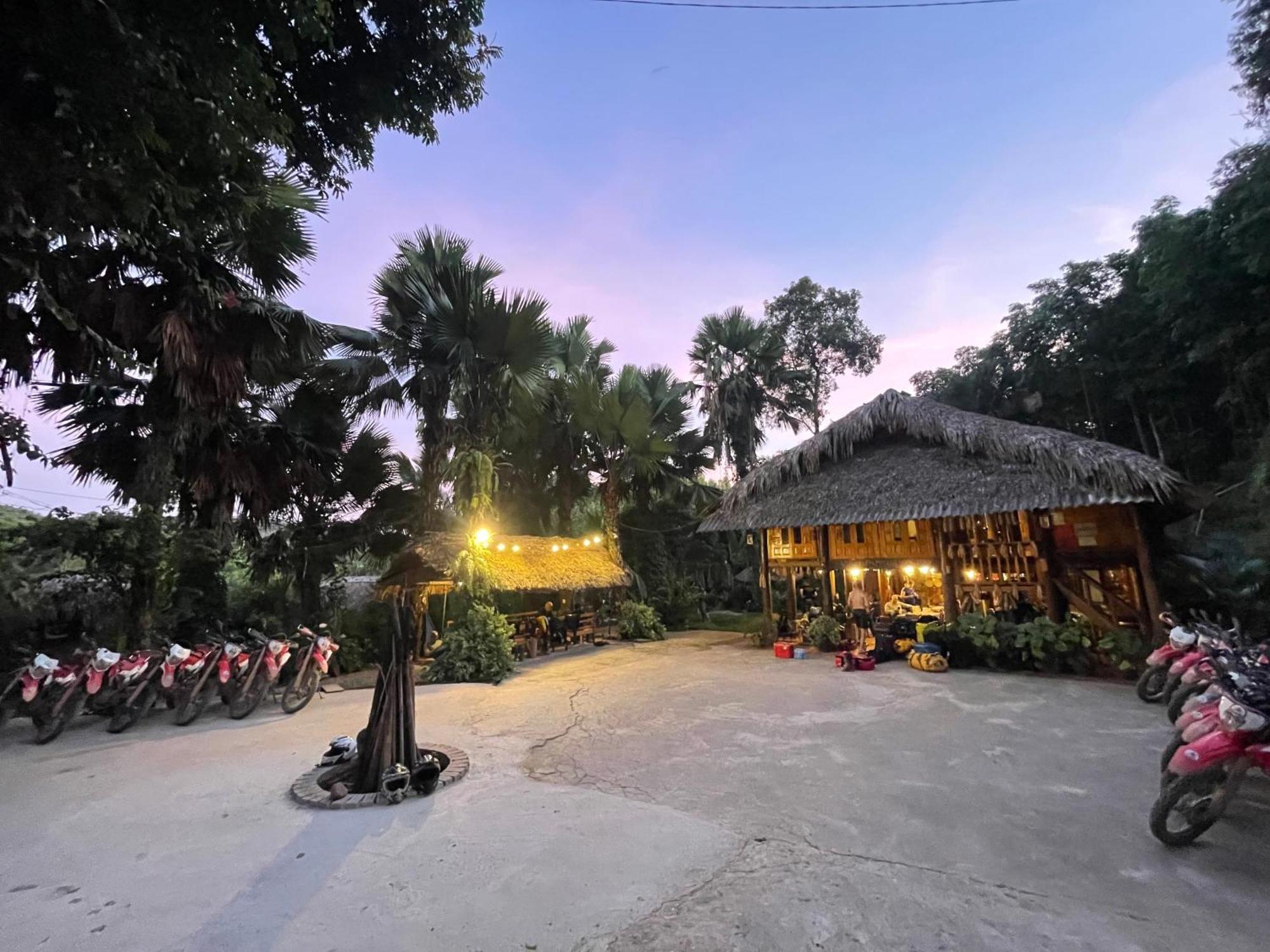 Vu Linh Palm House Homestay - Bungalow Yen Bai المظهر الخارجي الصورة
