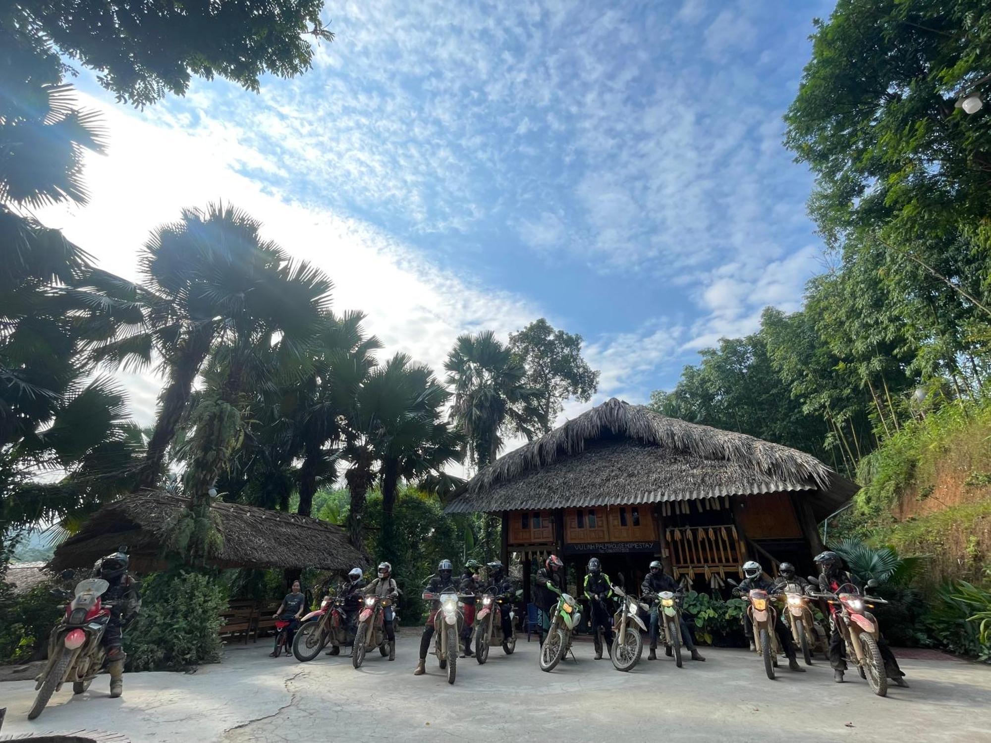 Vu Linh Palm House Homestay - Bungalow Yen Bai المظهر الخارجي الصورة