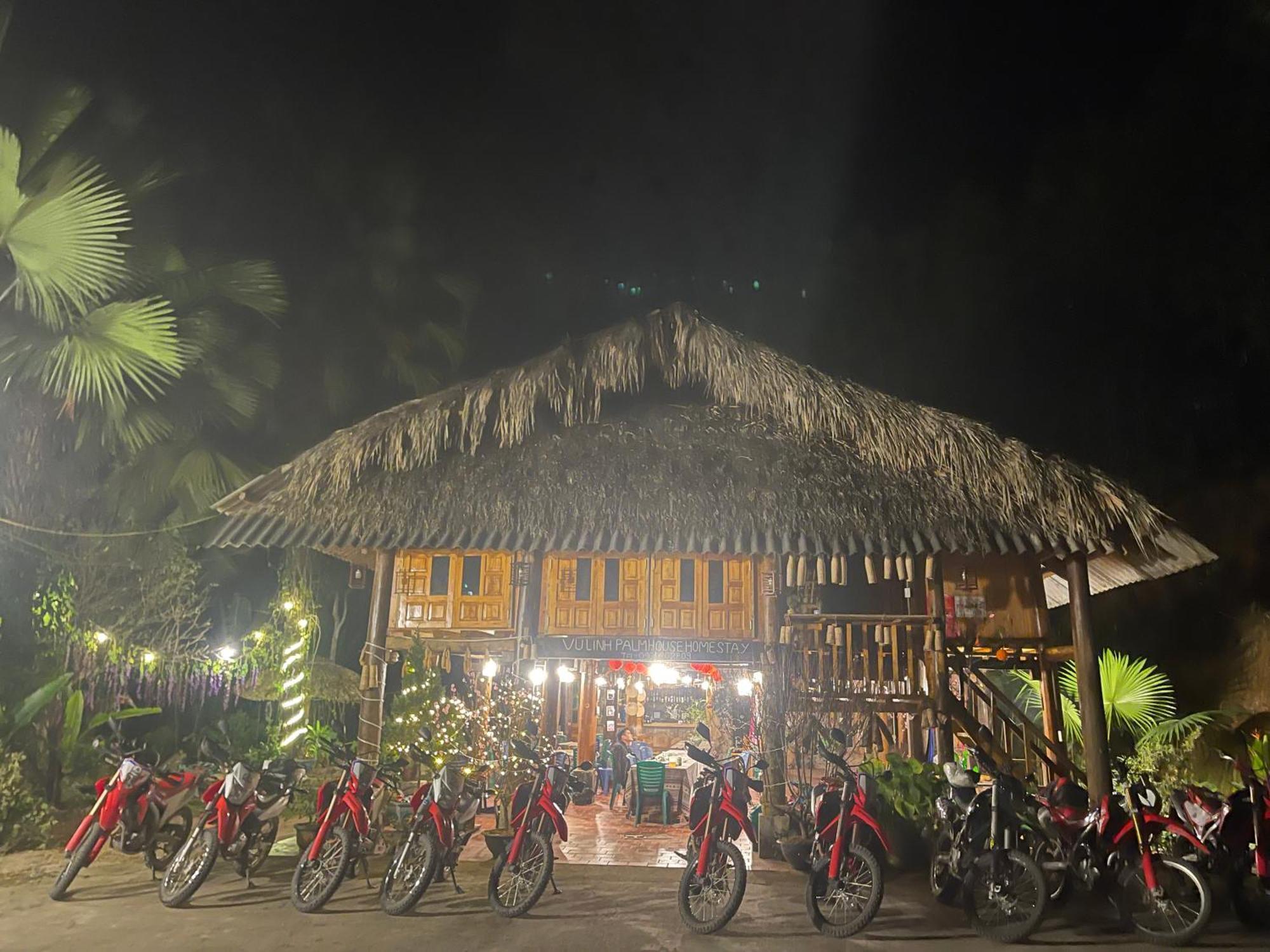 Vu Linh Palm House Homestay - Bungalow Yen Bai المظهر الخارجي الصورة